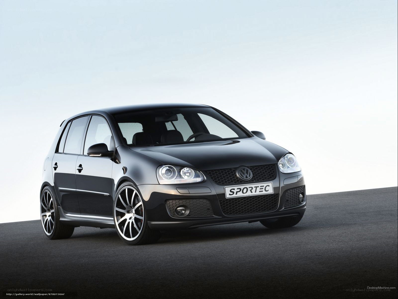 Black Volkswagen Golf GTI