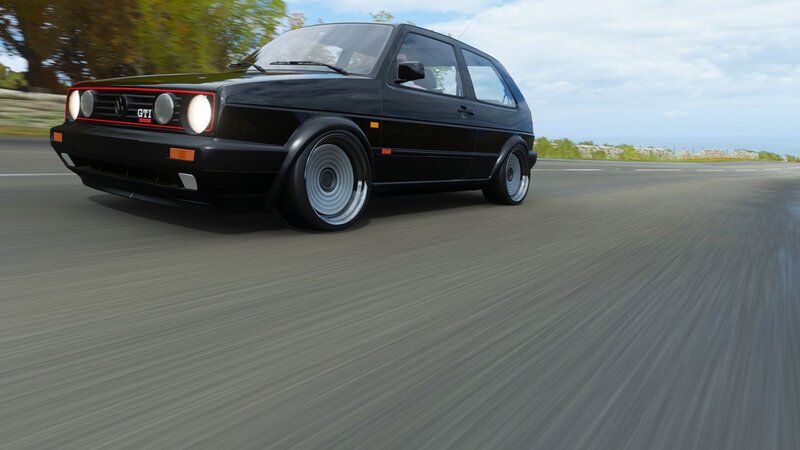 Black Volkswagen Gti — Dynamic