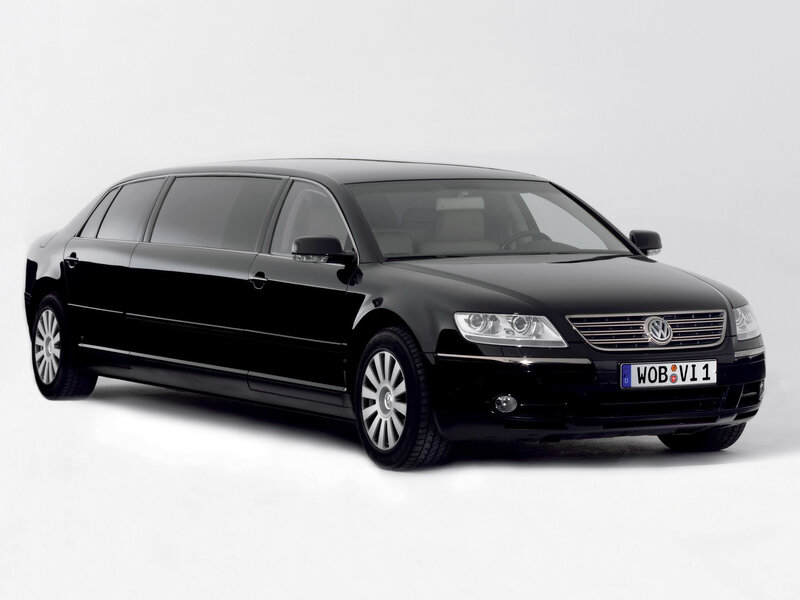black volkswagen limousine