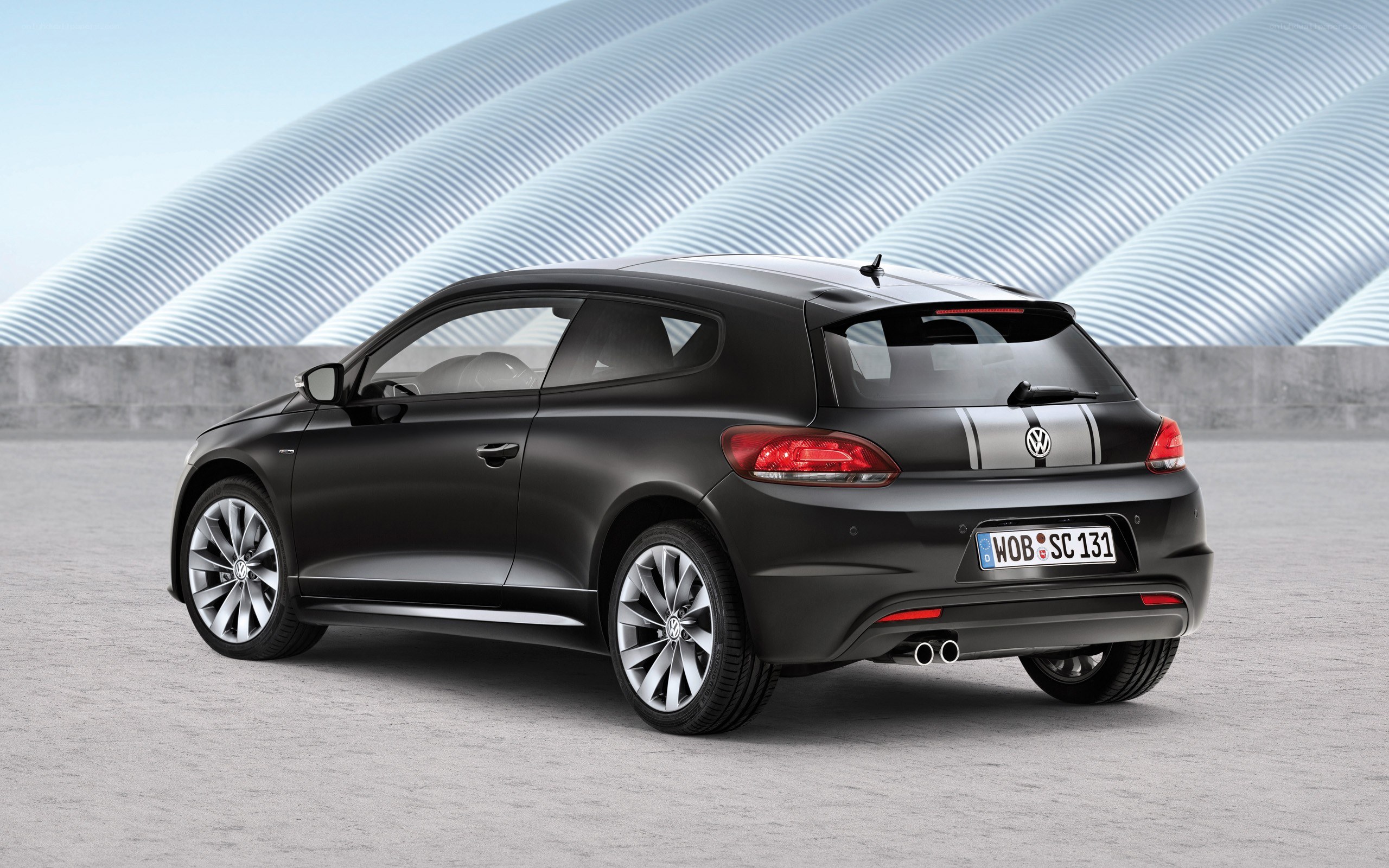 Black Volkswagen Scirocco