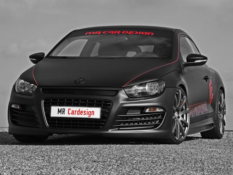 Black Volkswagen Scirocco