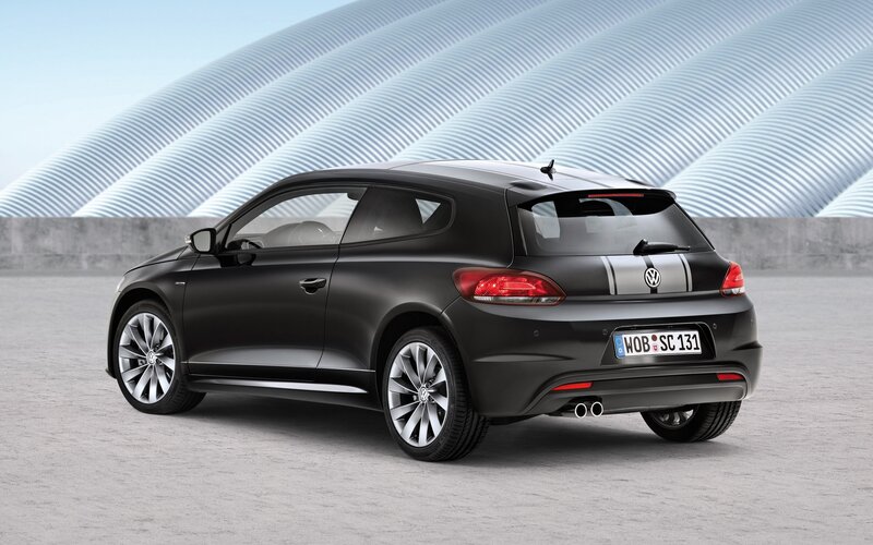 Black Volkswagen Scirocco — Modern