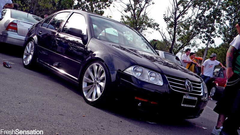Black Volkswagen Sedan — Outdoor