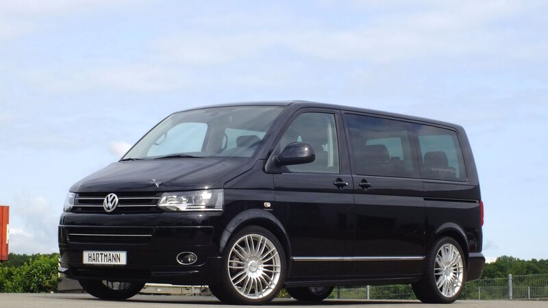 Black Volkswagen Van