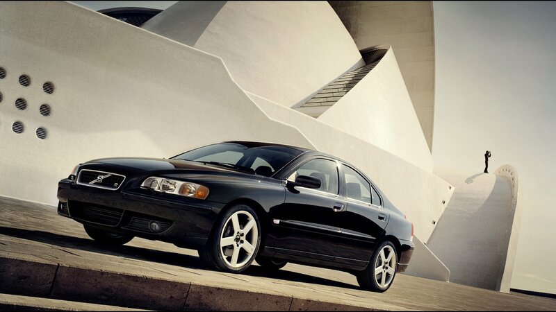Black Volvo S60 R sedan