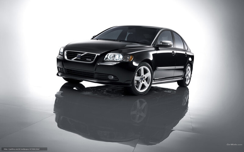 Black Volvo Sedan — Dramatic