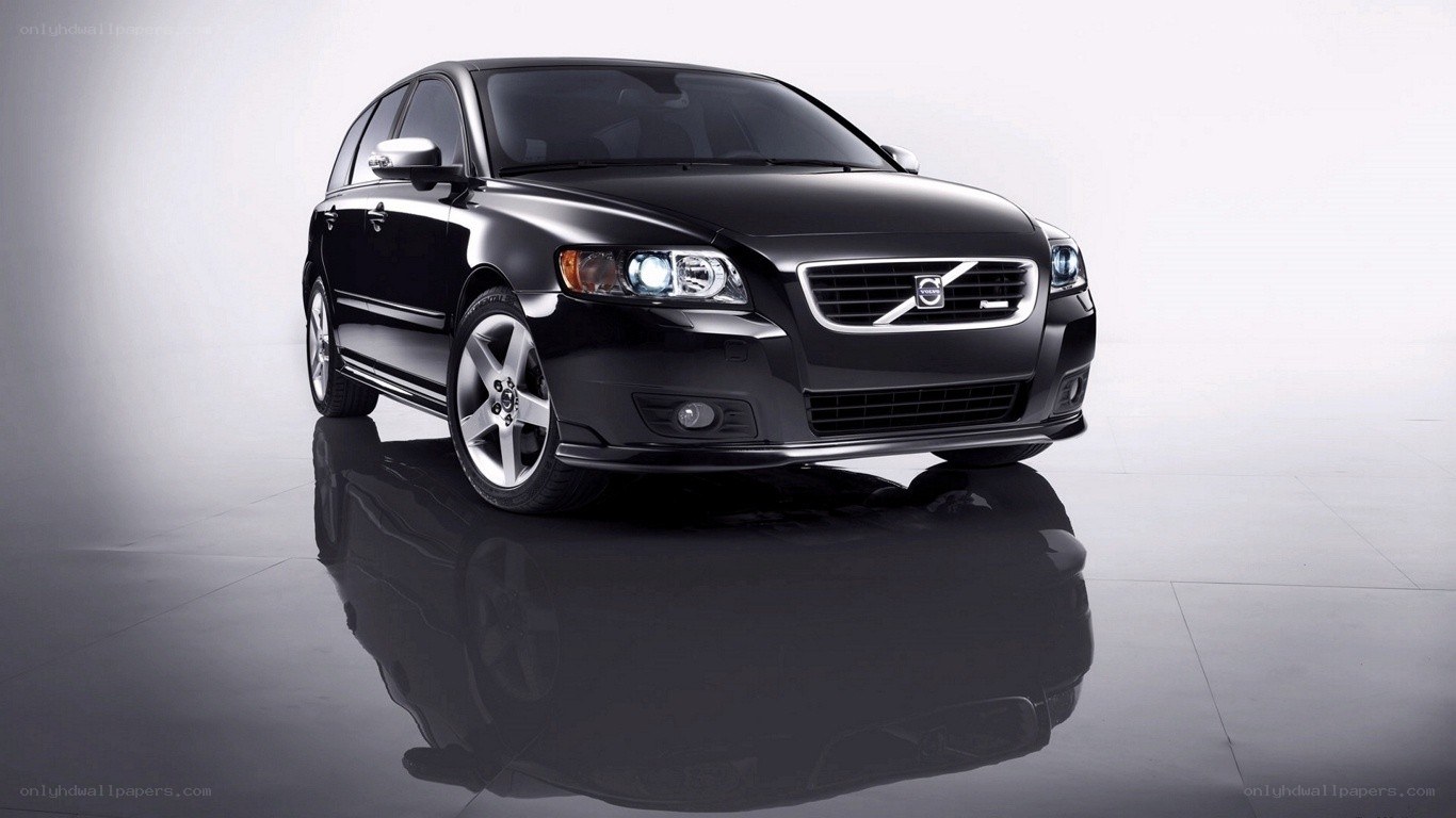 black volvo station wagon