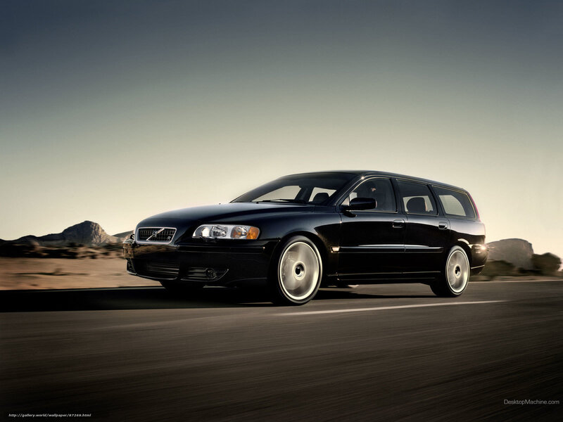 black volvo station wagon