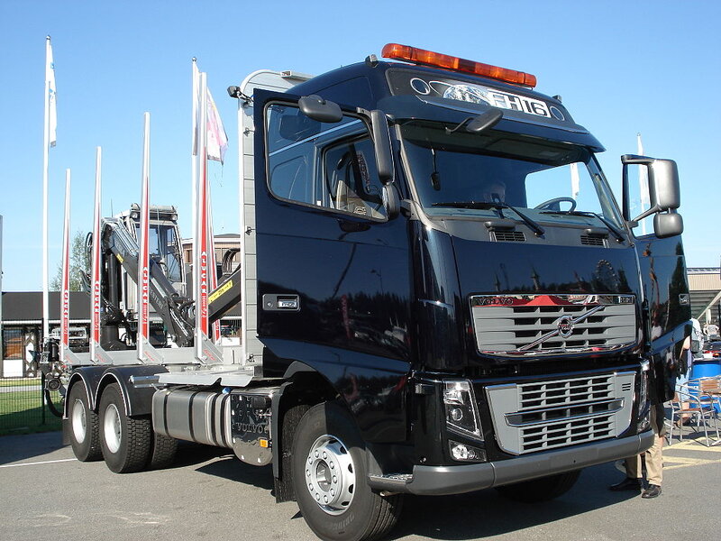 Black Volvo Truck — Neutral