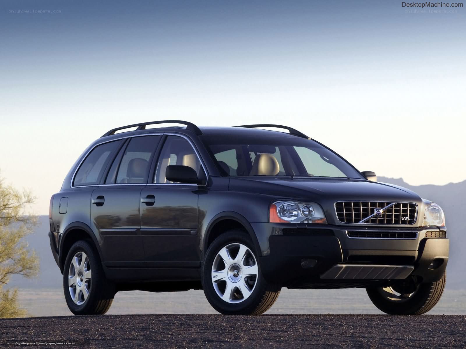 Black Volvo XC90 SUV