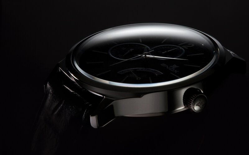 black watch on dark background