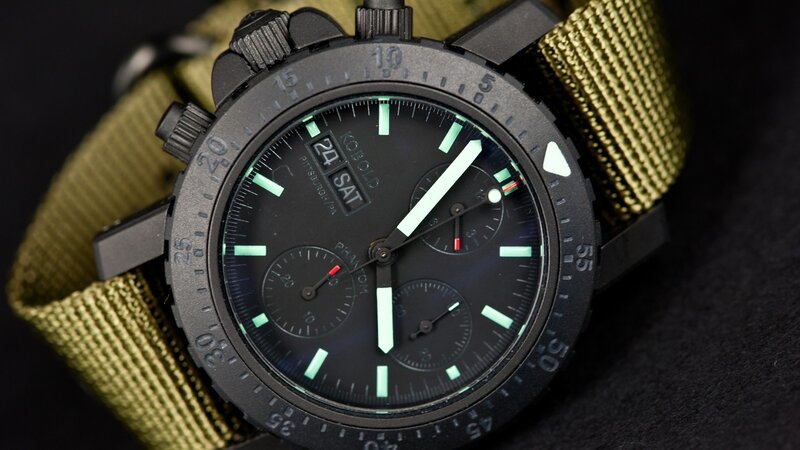 Black Watch with Green Strap