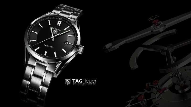 Black Watch with Metal Band — Dramatic