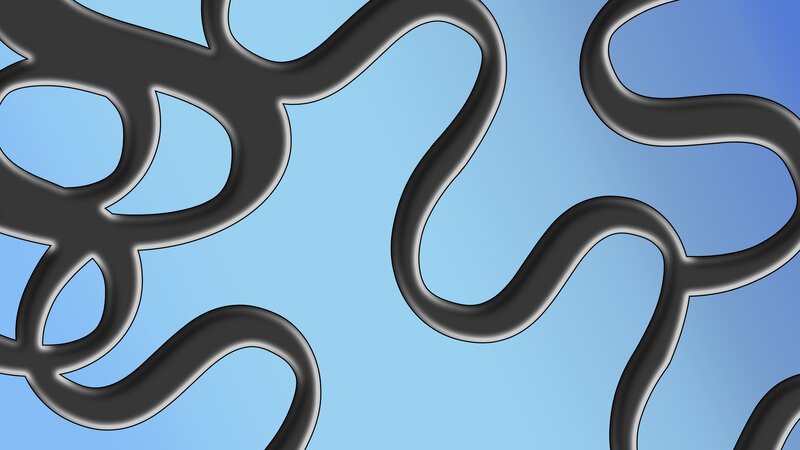 Black Wavy Lines