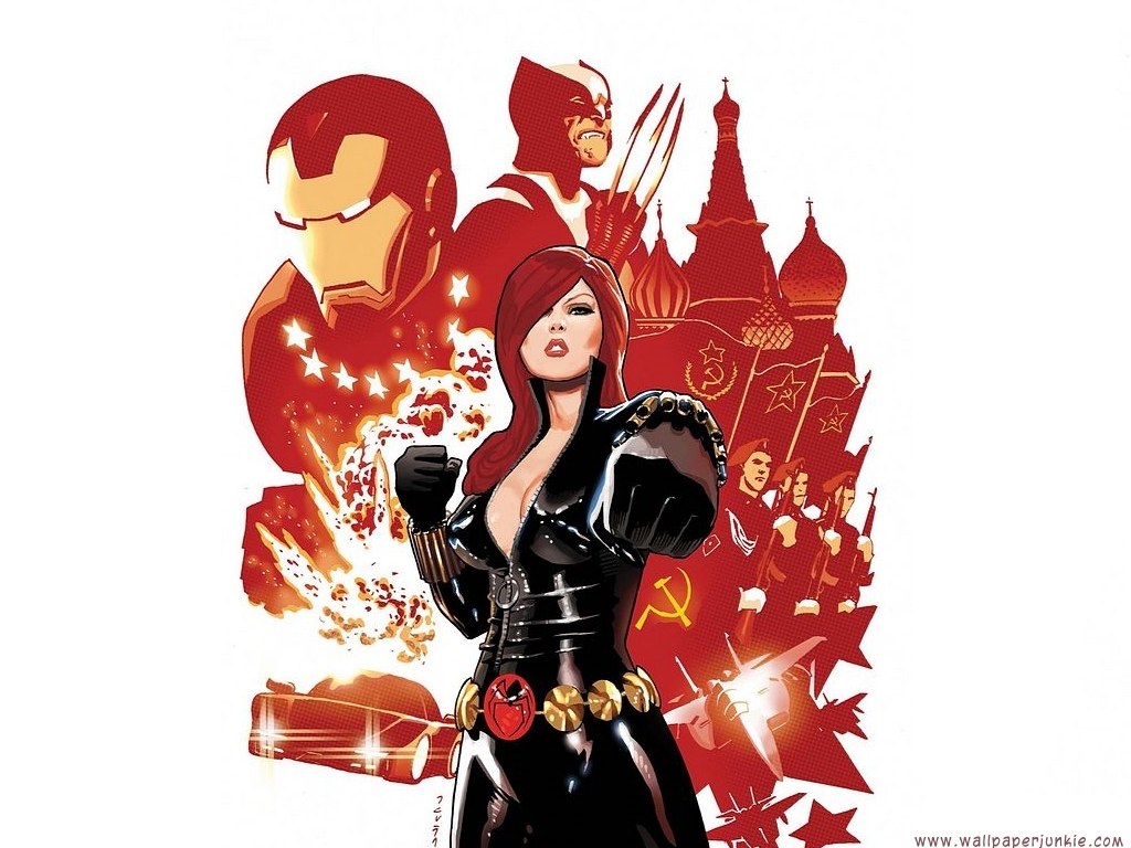 Black Widow and Avengers