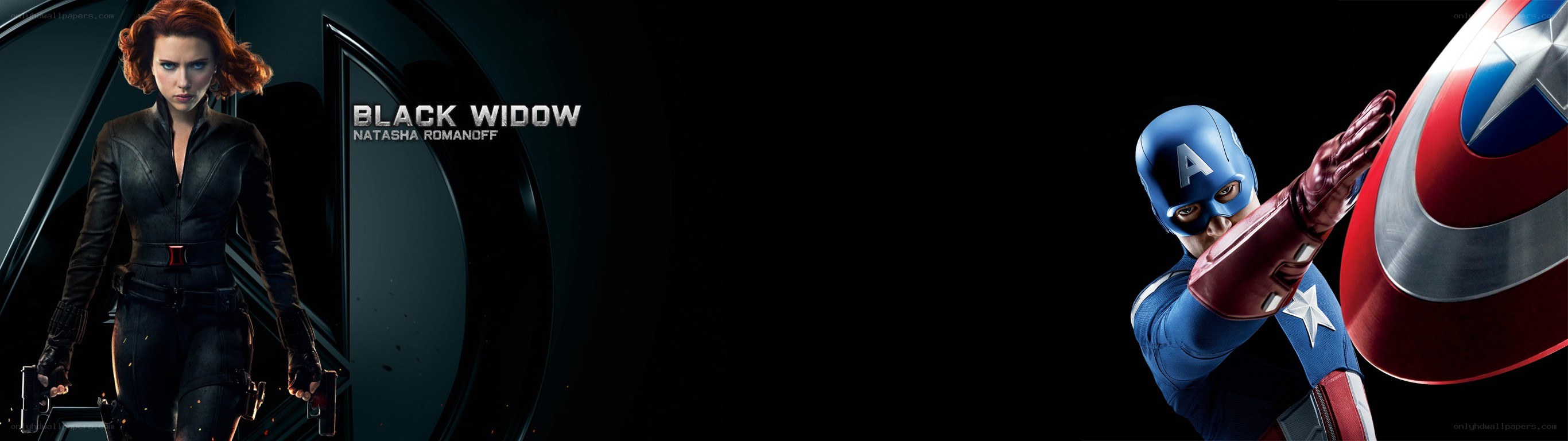 Black Widow and Captain America
