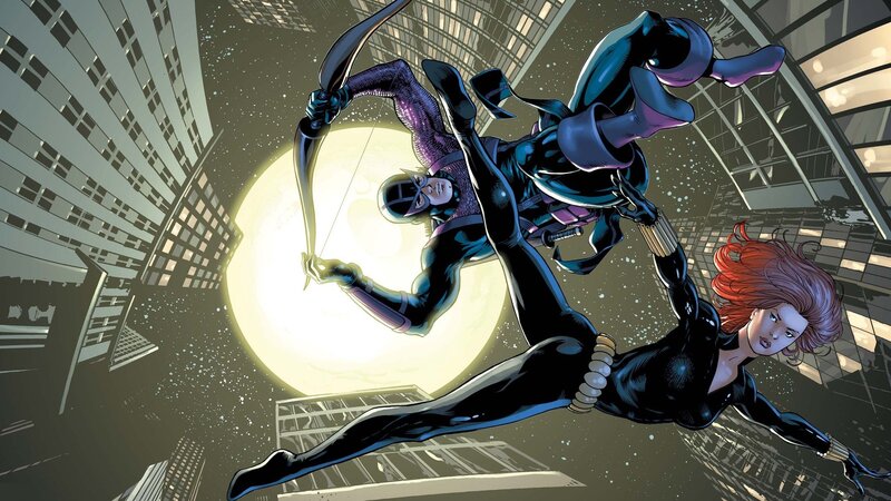 Black Widow and Hawkeye — Dramatic