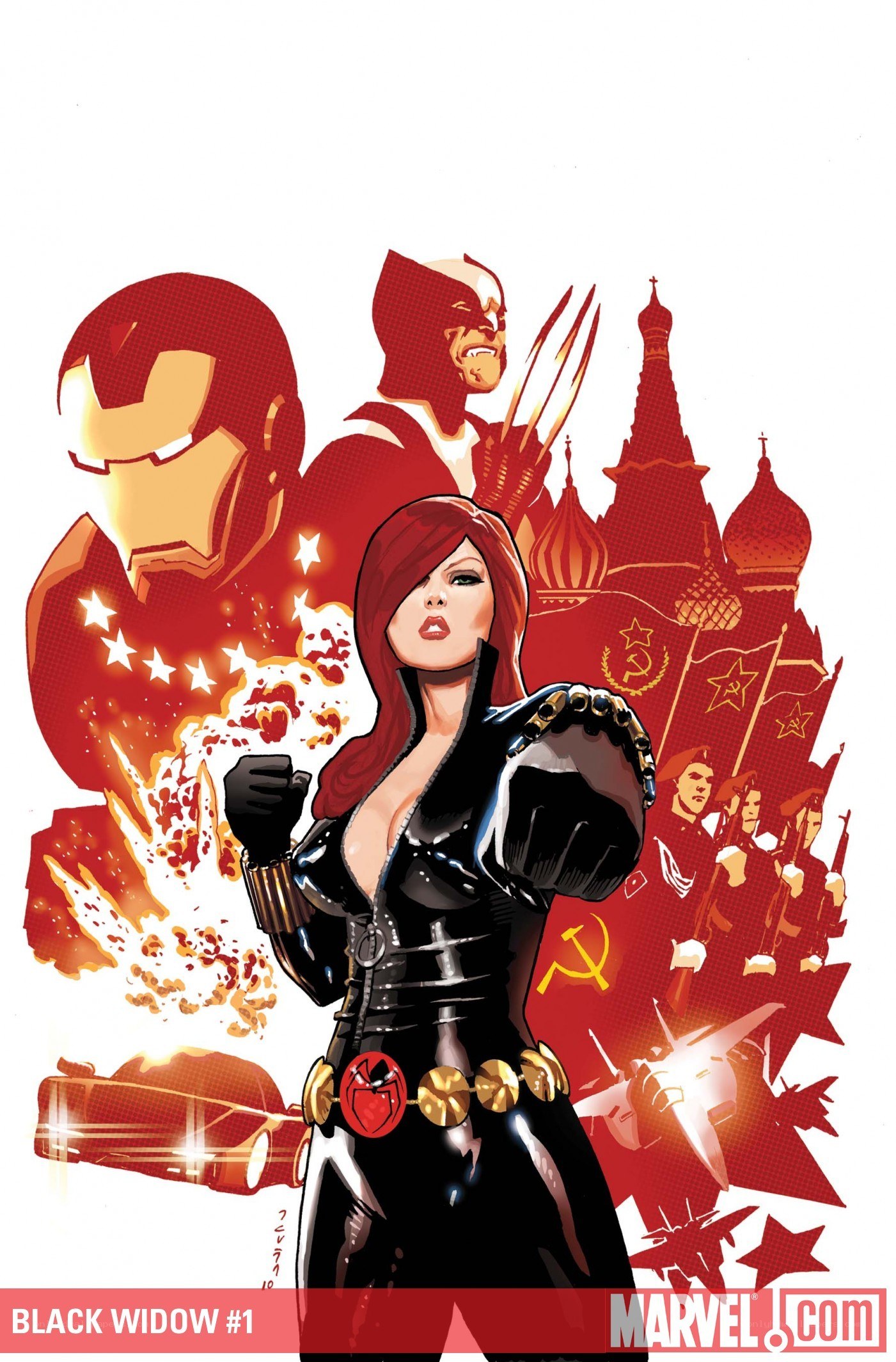 Black Widow comic cover art
