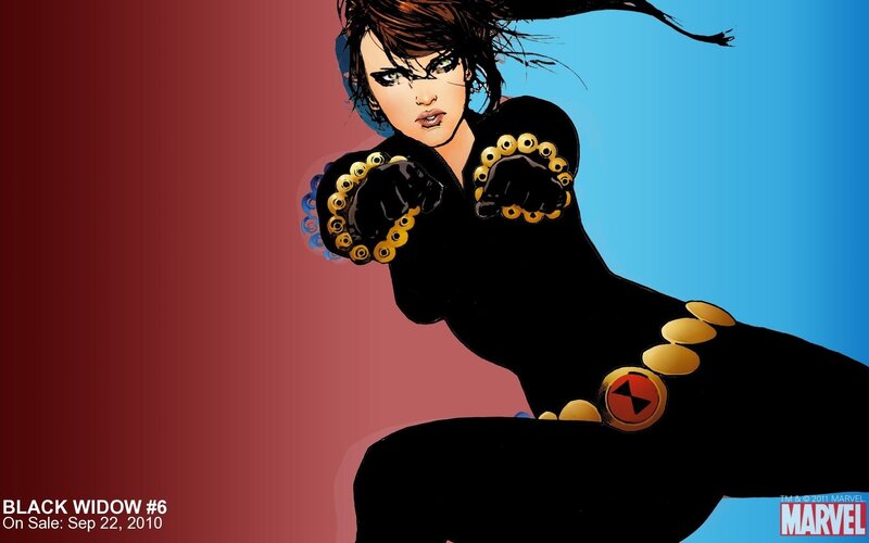 Black Widow in action