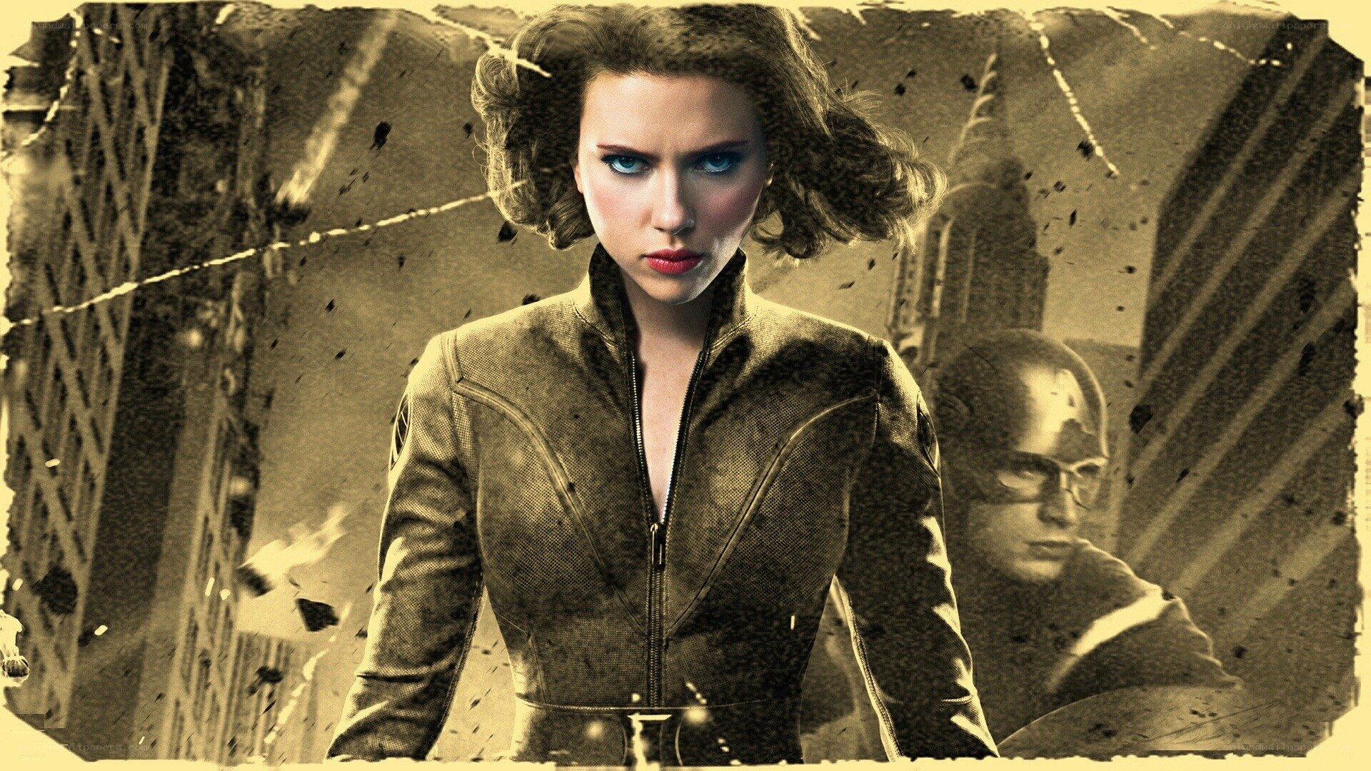 Black Widow in action