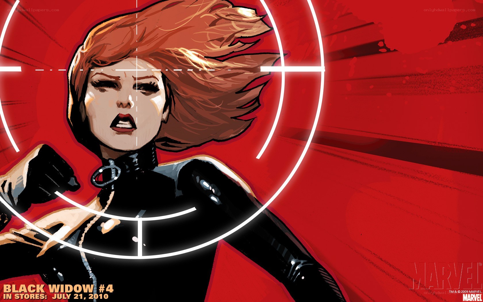 Black Widow in action