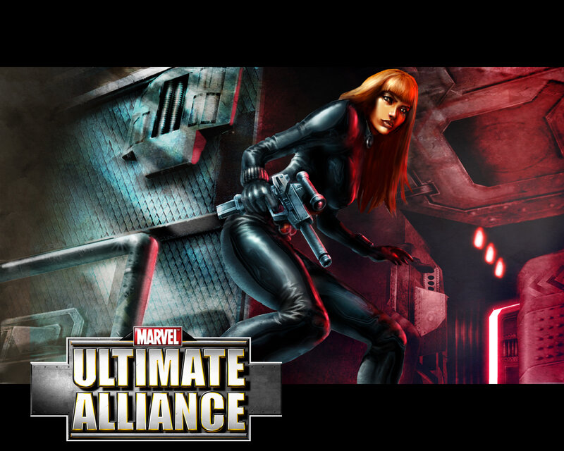 Black Widow in action