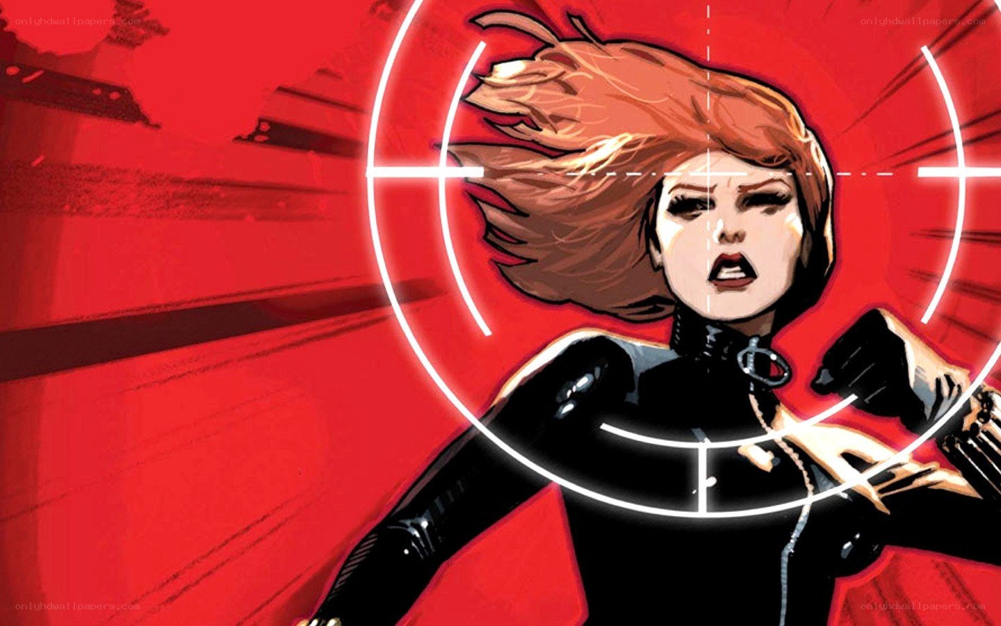 Black Widow in action