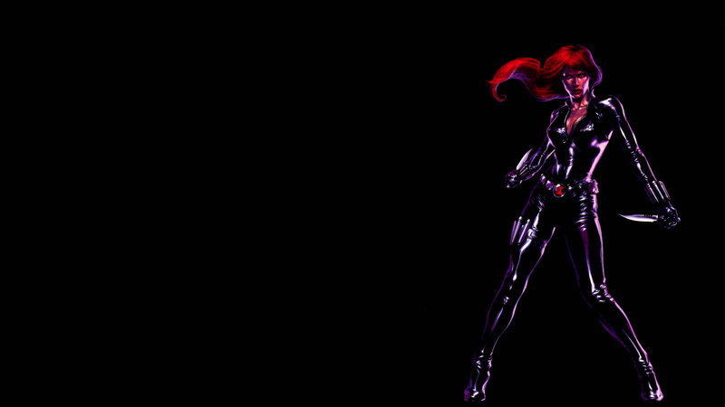 Black Widow in action