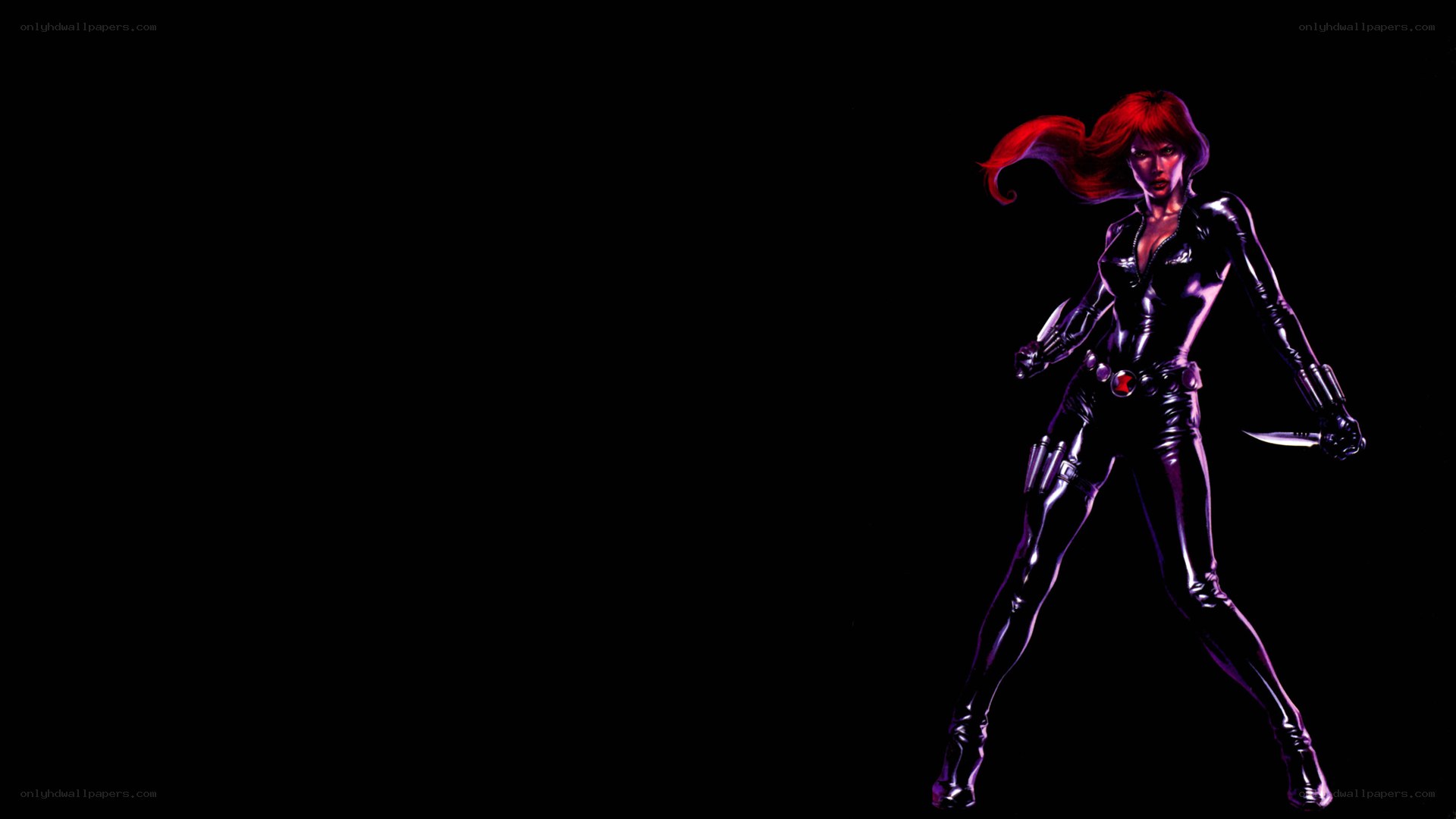 Black Widow in action