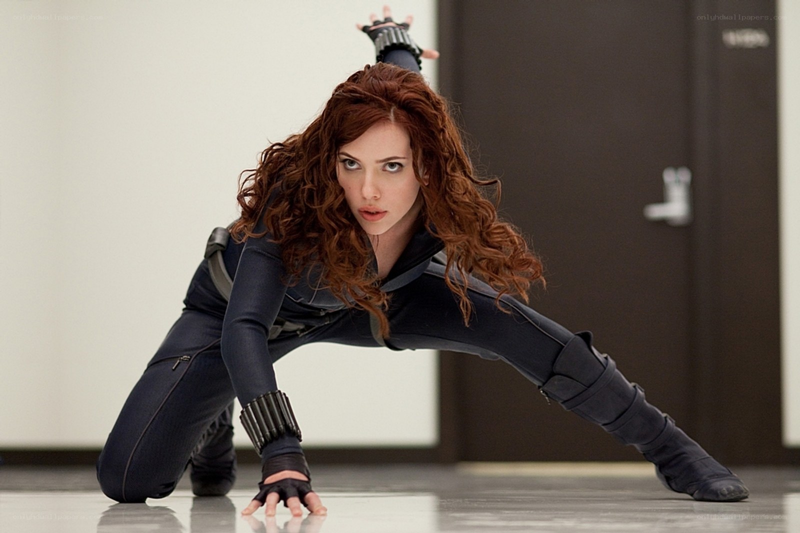 Black Widow in action pose