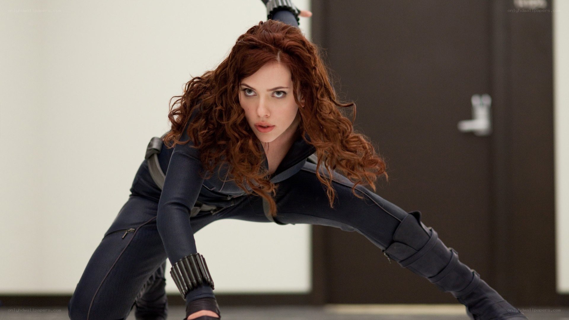 Black Widow in action pose
