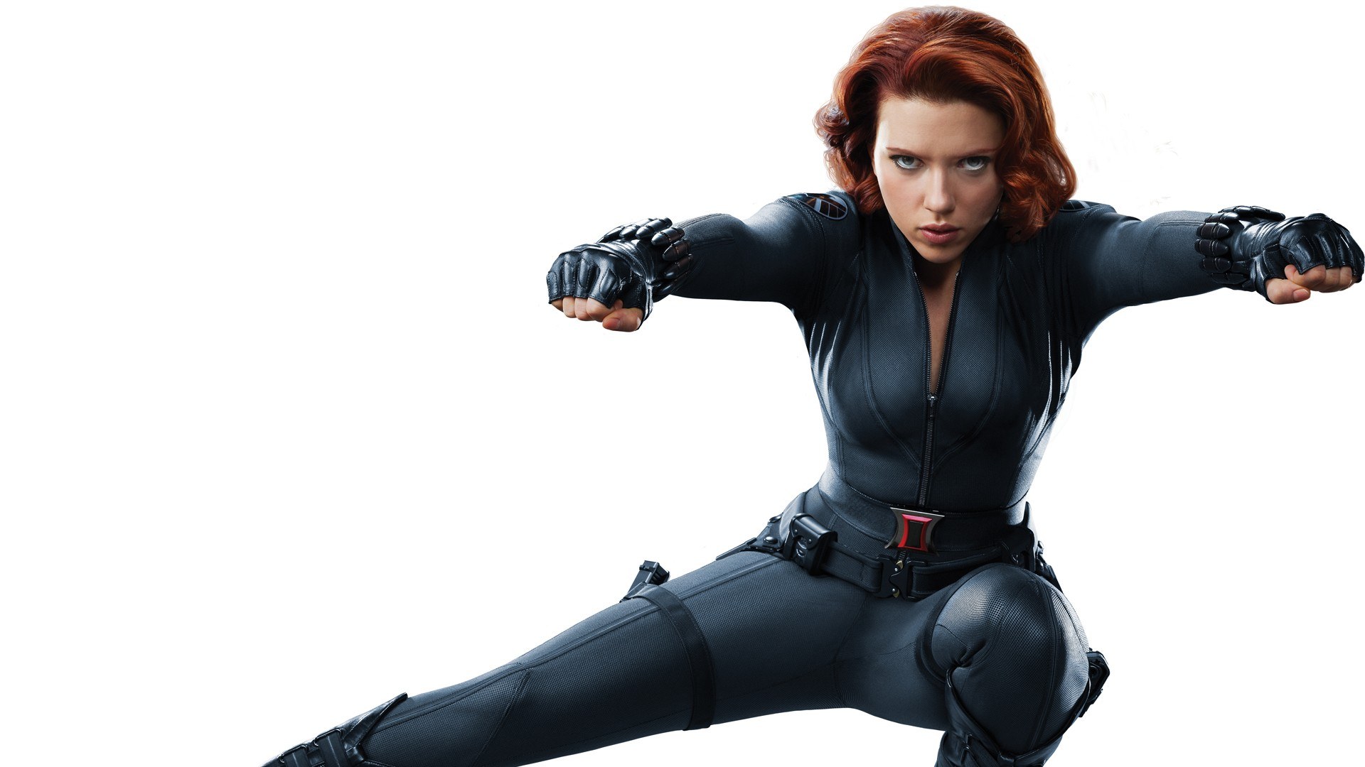 Black Widow in action pose