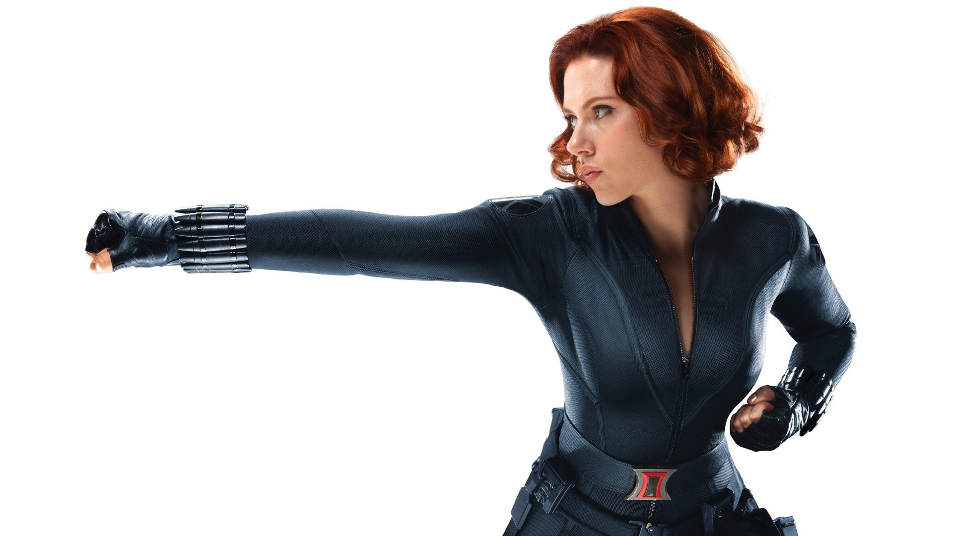 Black Widow in action pose