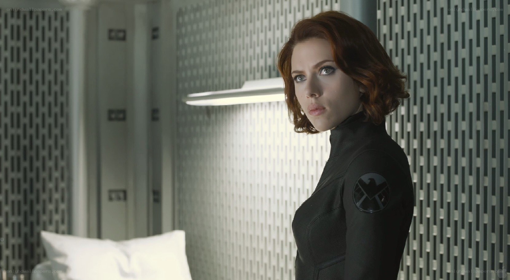 Black Widow in S.H.I.E.L.D. uniform