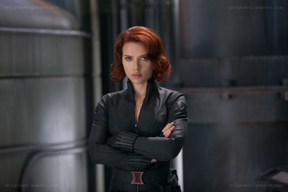 Black Widow in tactical gear