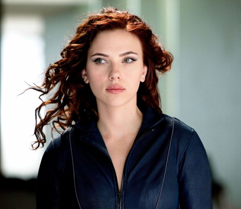 Black Widow in tactical jacket