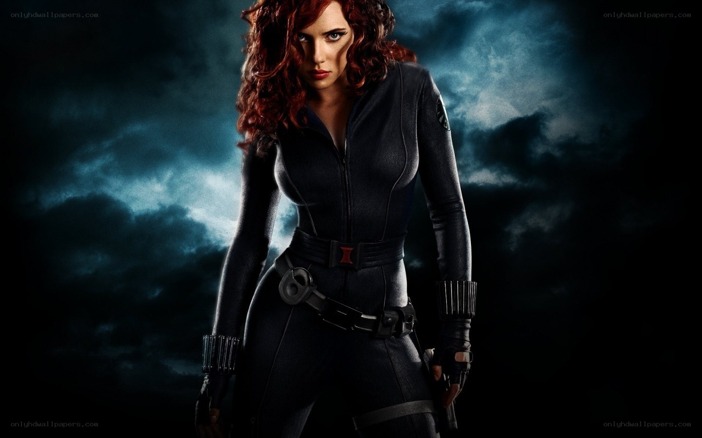 Black Widow in tactical suit