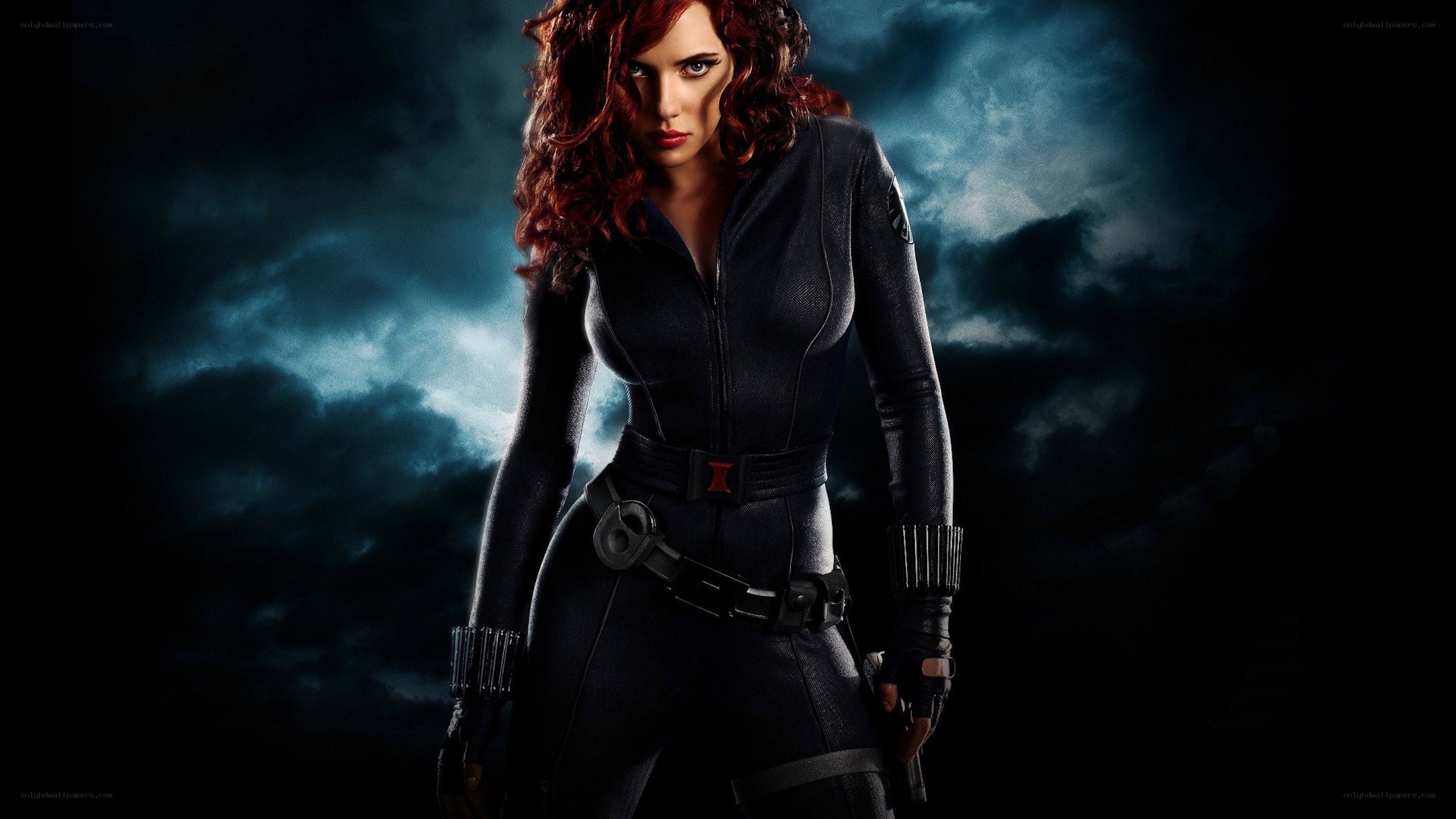 Black Widow in tactical suit