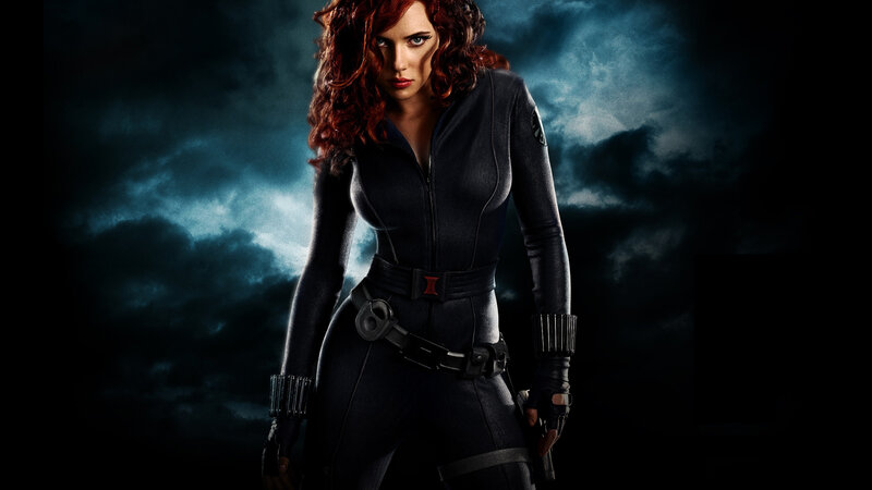 Black Widow in tactical suit