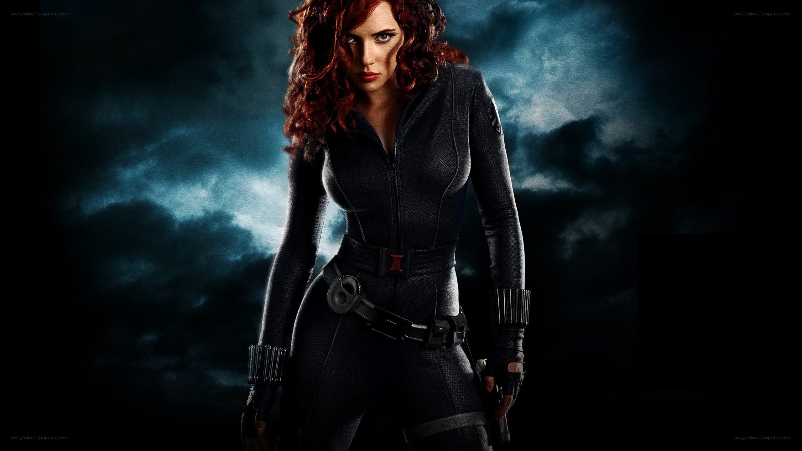 Black Widow in tactical suit