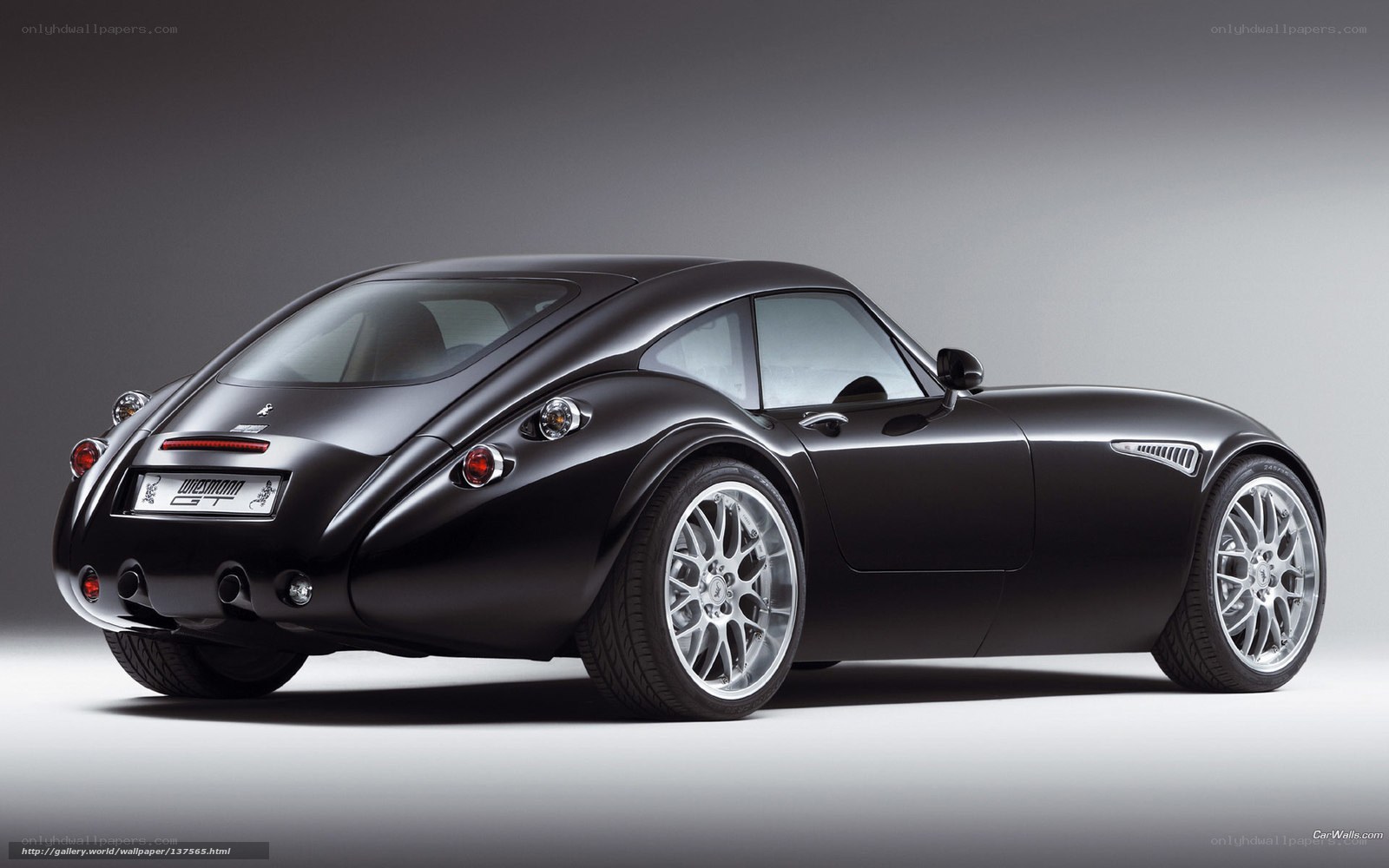 Black Wiesmann GT sports car