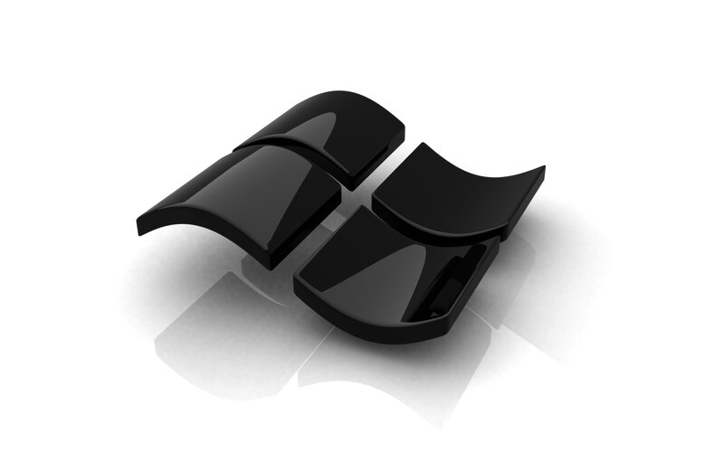 Black Windows Logo — Neutral