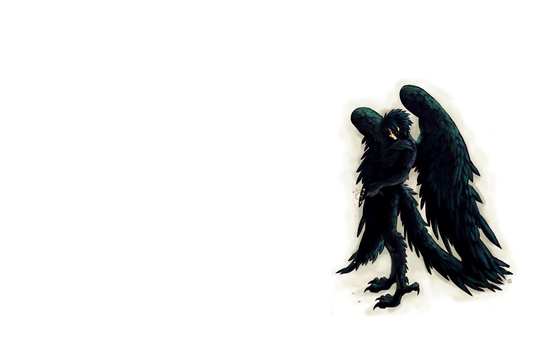 black winged creature