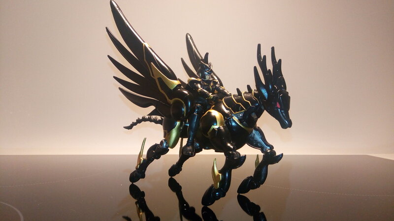 Black Winged Horse Figure
