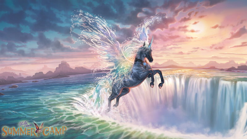 Black Winged Unicorn