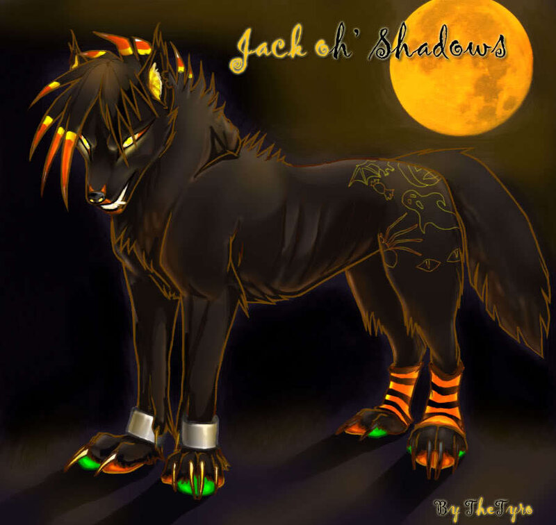 Black Wolf-like Creature