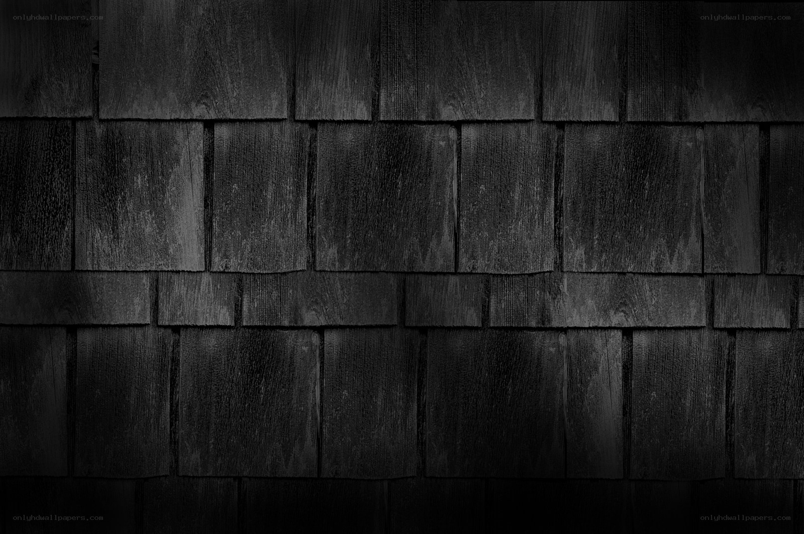black wooden shingles texture