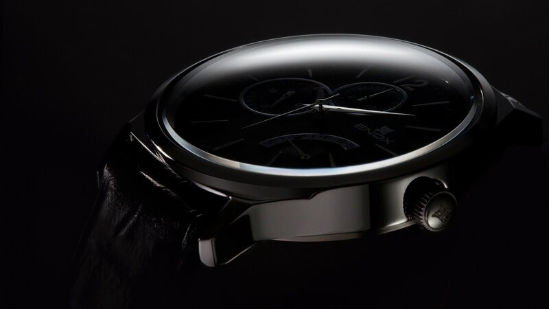 Black Wristwatch — Dramatic, Photograph, Dial, Strap
