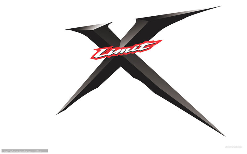 Black X Logo with Text