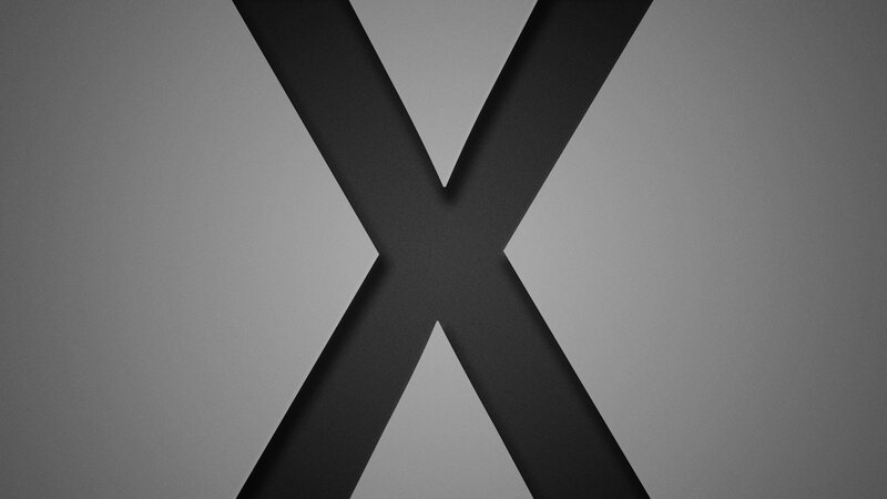 Black X Shape — Minimalist